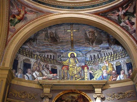 Mosaico della croce gemmata nella Basilica di Santa Pudenziana