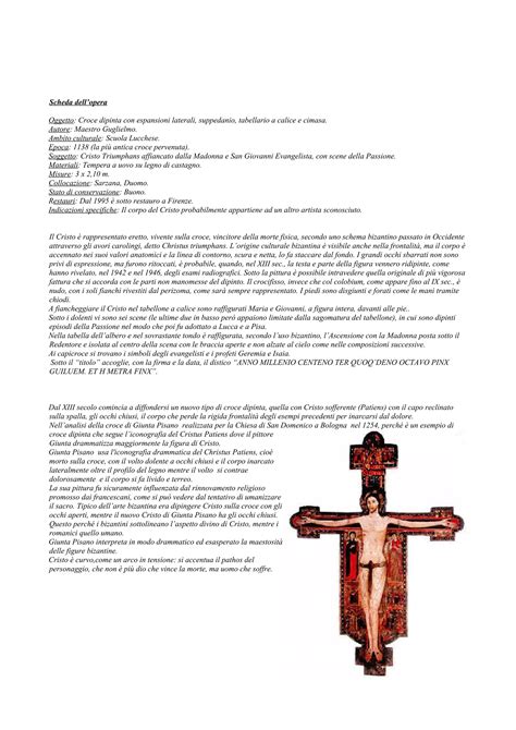 Schema grafico che illustra la disposizione delle figure sulla tavoletta eburnea bizantina della Croce Santa.
