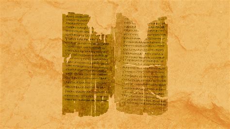 Papiro con frammento della LXX (Septuaginta)