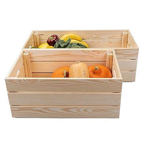 cassetta di frutta in legno levigata e pulita