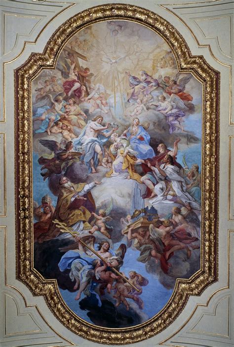 Dettaglio artistico delle tele di Sebastiano Conca custodite nell'edificio