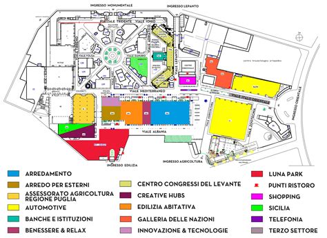 Mappa del complesso ospedaliero Santa Corona con indicazione della posizione del Padiglione 17