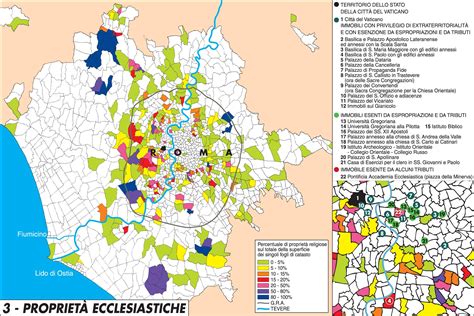 Mappa storica della zona di Arco che indica le proprietà ecclesiastiche