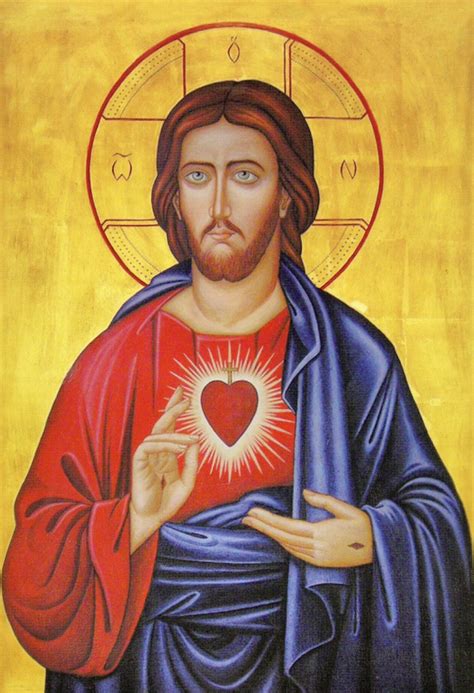 Icona del Sacro Cuore di Gesù, simbolo del carisma dehoniano