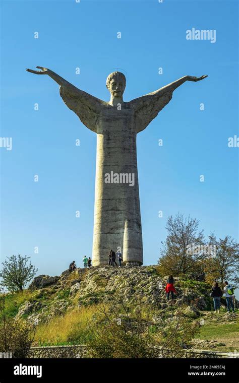 Statua del Redentore on the mountain peak