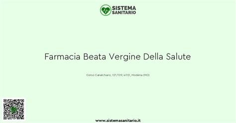 Foto della facciata della Farmacia Beata Vergine della Salute nel centro storico di Modena
