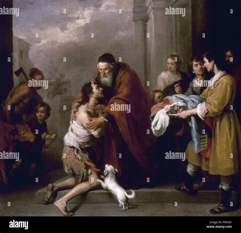 illustrazione del figliol prodigo che torna a casa