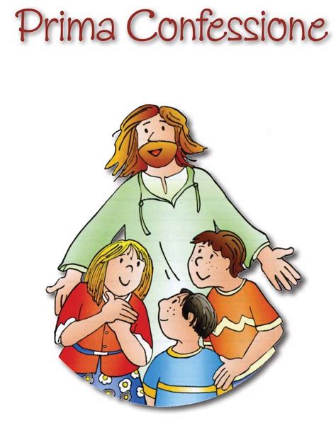 bambini che ricevono la prima confessione