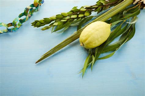 Immagine di un Lulav e Etrog per Sukkot