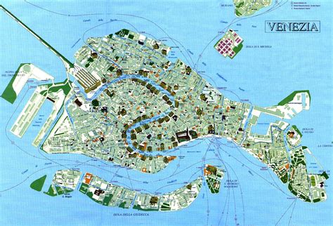 Mappa schematica con la localizzazione delle principali sagre parrocchiali nelle isole di Venezia e nel litorale