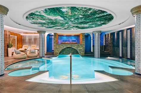 Schema illustrativo del centro benessere Royal Spa con le aree dedicate ai trattamenti e alle saune