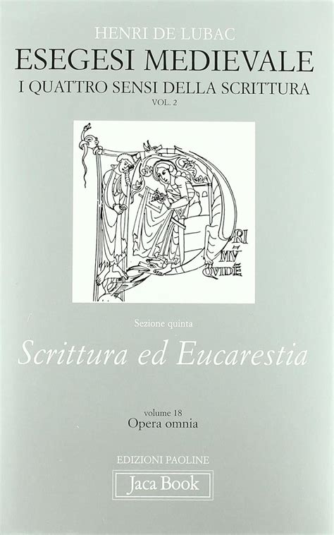 Manoscritto medievale raffigurante i quattro sensi della Scrittura