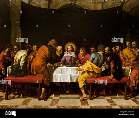 Affresco antico: la Cena del Signore con i discepoli