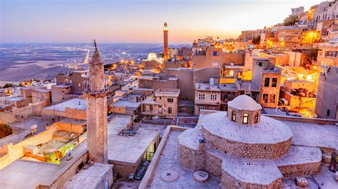 Veduta panoramica di Mardin, Turchia