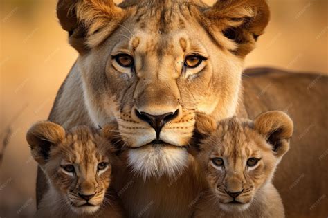 foto di un leone maestoso e una gemma di citrino