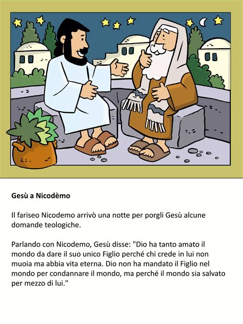 Gesù che dialoga con Nicodemo di notte, con un'atmosfera misteriosa e intima