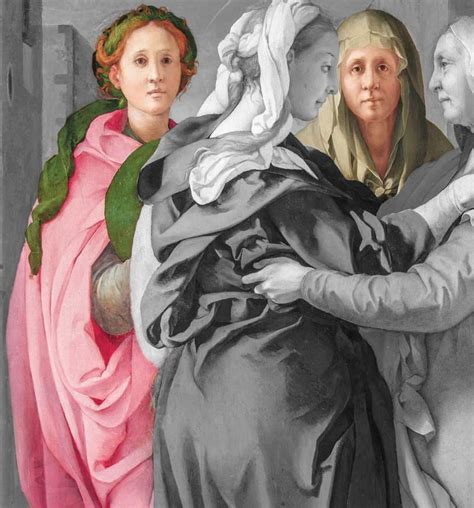 Confronto cromatico tra Pontormo e Michelangelo