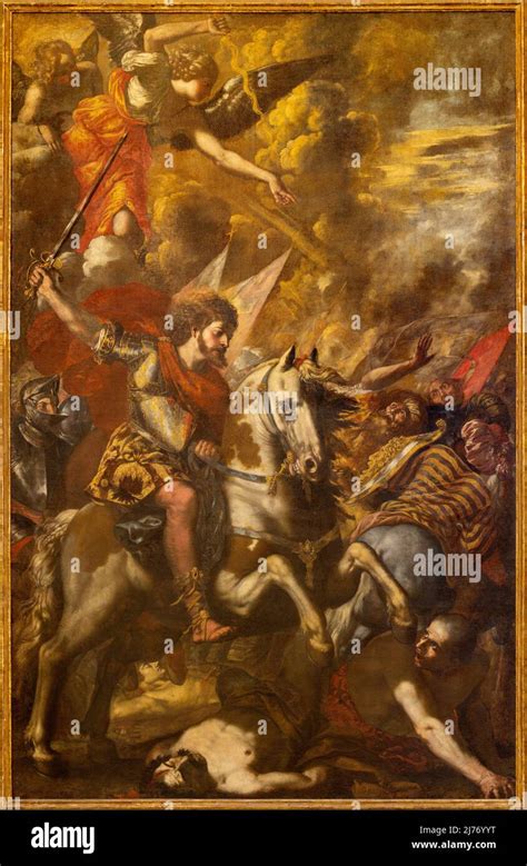 Rappresentazione iconografica di San Giacomo Matamoros a cavallo
