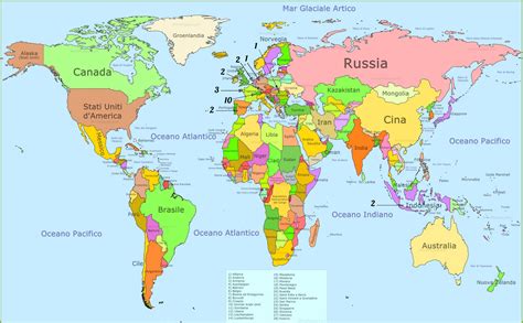 Mappa del mondo che evidenzia i 180 paesi in cui opera YWAM