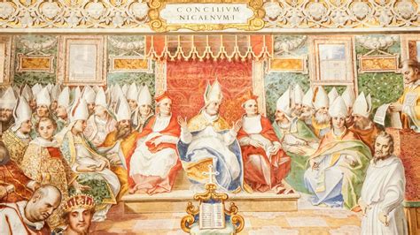 Rappresentazione storica del Concilio di Nicea