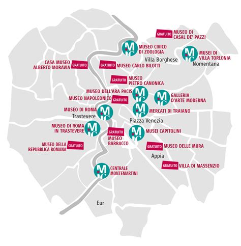Mappa interattiva dei Musei Civici di Bologna con punti di interesse