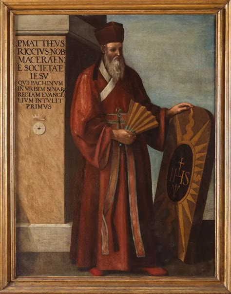 ritratto di Padre Matteo Ricci, figura studiata da D'Elia