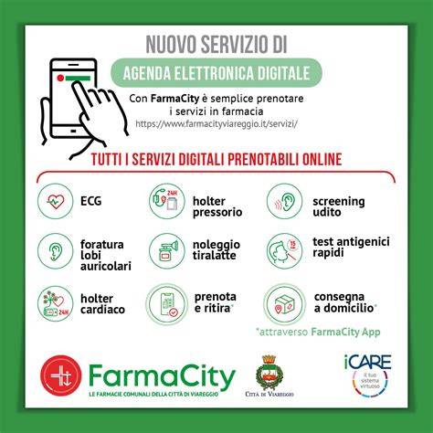 Infografica che mostra le diverse categorie di prodotti e servizi offerti dalla farmacia