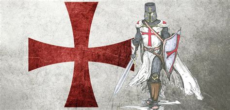 Ricostruzione storica di Cavalieri Templari che proteggono pellegrini