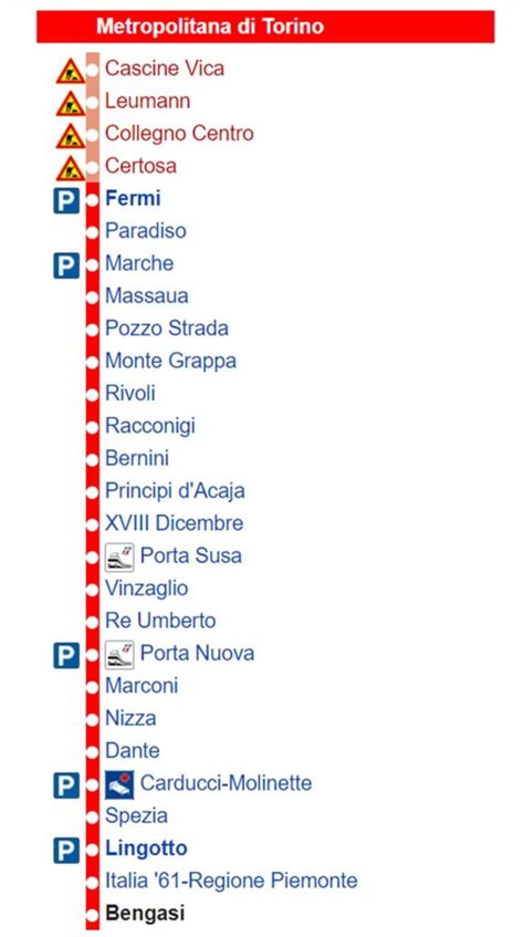 Mappa del percorso della linea bus 76 a Torino e Collegno