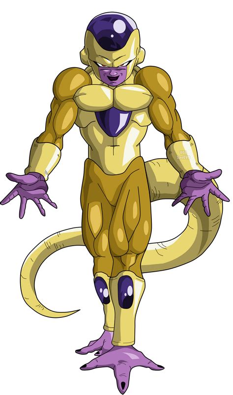 Golden Freezer in una posa di combattimento