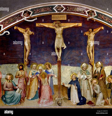 Crocifissione con i Santi, di Beato Angelico