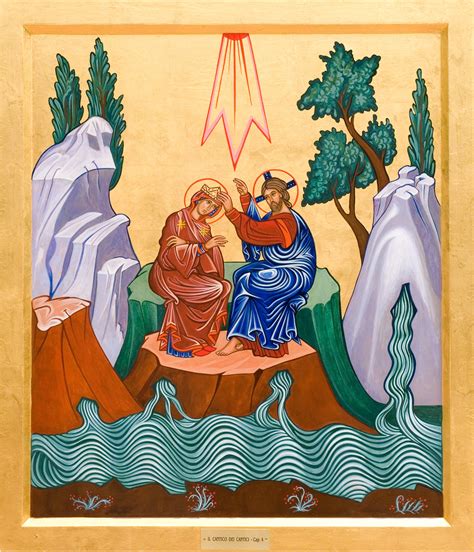 Illustrazione della sposa di Cristo che riposa fiduciosa