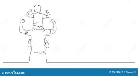 Illustrazione di un padre che corregge amorevolmente il figlio