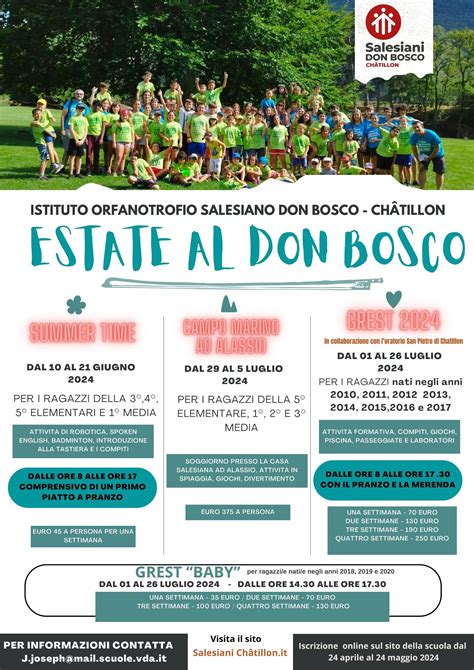 Foto dell'Istituto Don Bosco di Châtillon, possibilmente con studenti o in un momento di attività