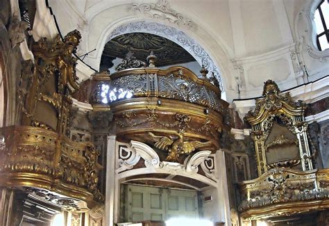 Particolare dell'altare maggiore con la Comunione di Santa Maria Egiziaca