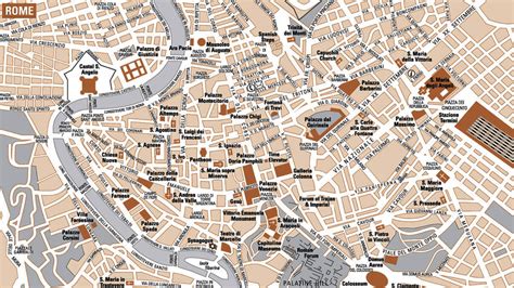 Mappa del centro di Roma con i luoghi chiave del caso Orlandi
