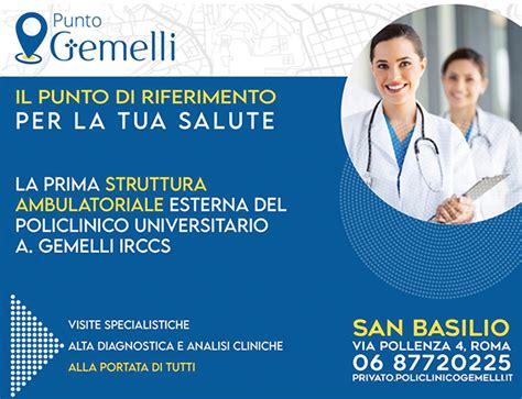 Foto esterna del Punto Gemelli a San Basilio