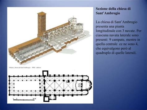 Pianta architettonica e sezione della Collegiata di San Candido che evidenzia la struttura romanica.