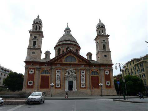 Foto esterna della Basilica di Santa Maria Assunta di Carignano, Genova