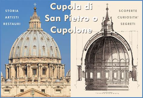 Schema dei piloni centrali e della cupola di Michelangelo, elemento focale della struttura.