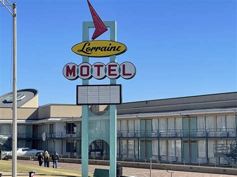 Schema del Lorraine Motel a Memphis e posizione del balcone dove King fu colpito