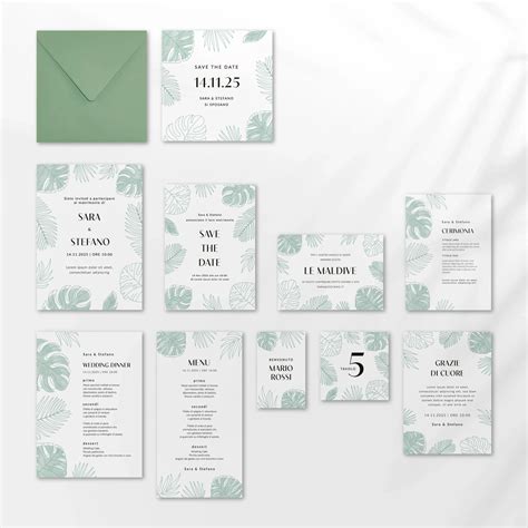 Schermata dell'interfaccia di progettazione grafica per inviti personalizzati
