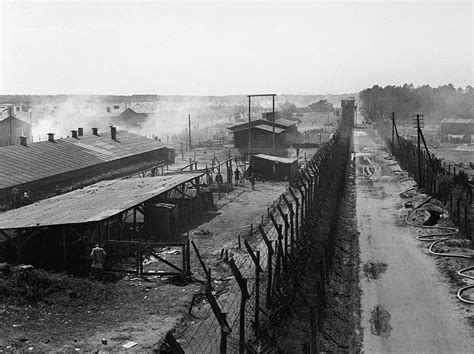Foto storica del campo di concentramento di Flossenbürg