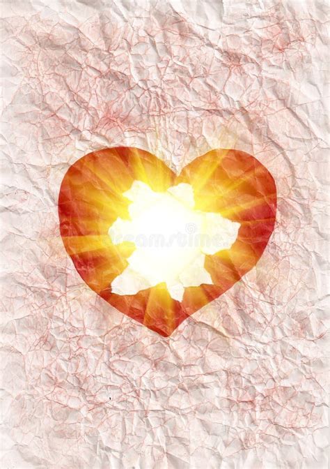 Rappresentazione artistica di un cuore umano che irradia luce, simboleggiante la dimora dello Spirito Santo.