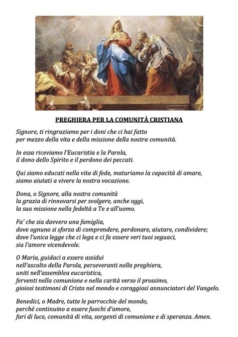 rappresentazione iconografica della prima comunità cristiana in preghiera