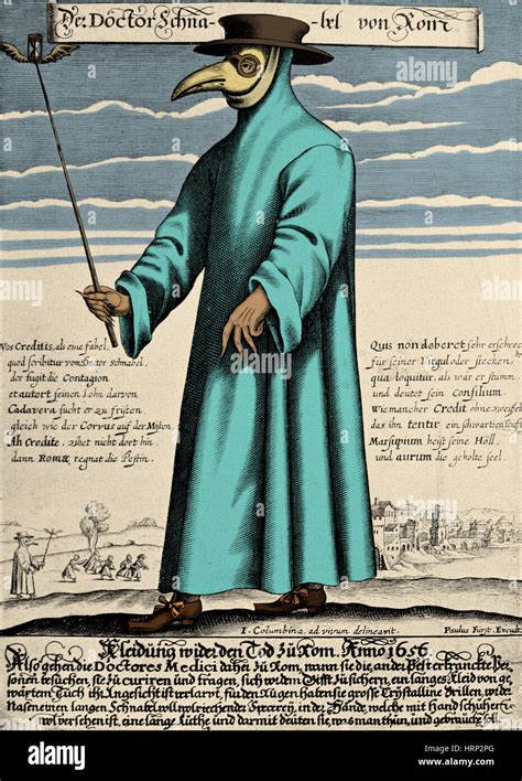 Illustrazione storica del medico della peste veneziano