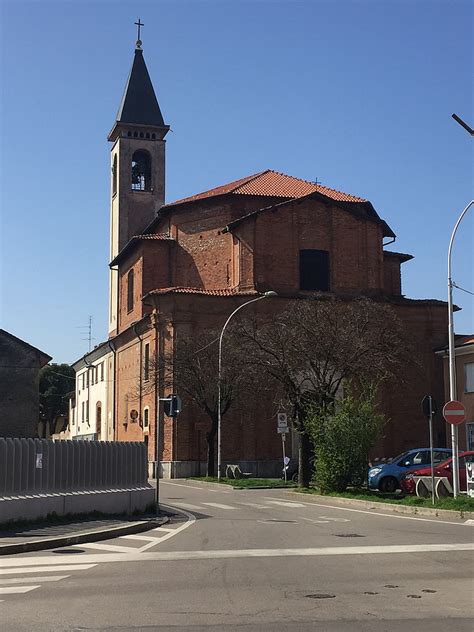 Disegno storico della chiesa parrocchiale di Cerro Maggiore prima degli ampliamenti