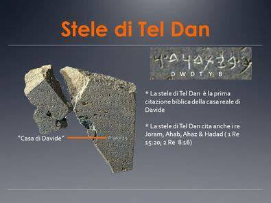 Foto della Stele di Tel Dan