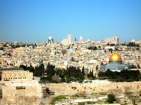 Foto panoramica della Città Vecchia di Gerusalemme