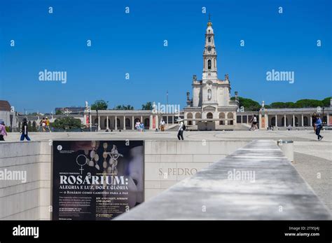 Infografica della disposizione architettonica del Santuario di Fátima